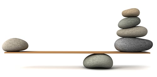 Balancing stones. Simplified Design